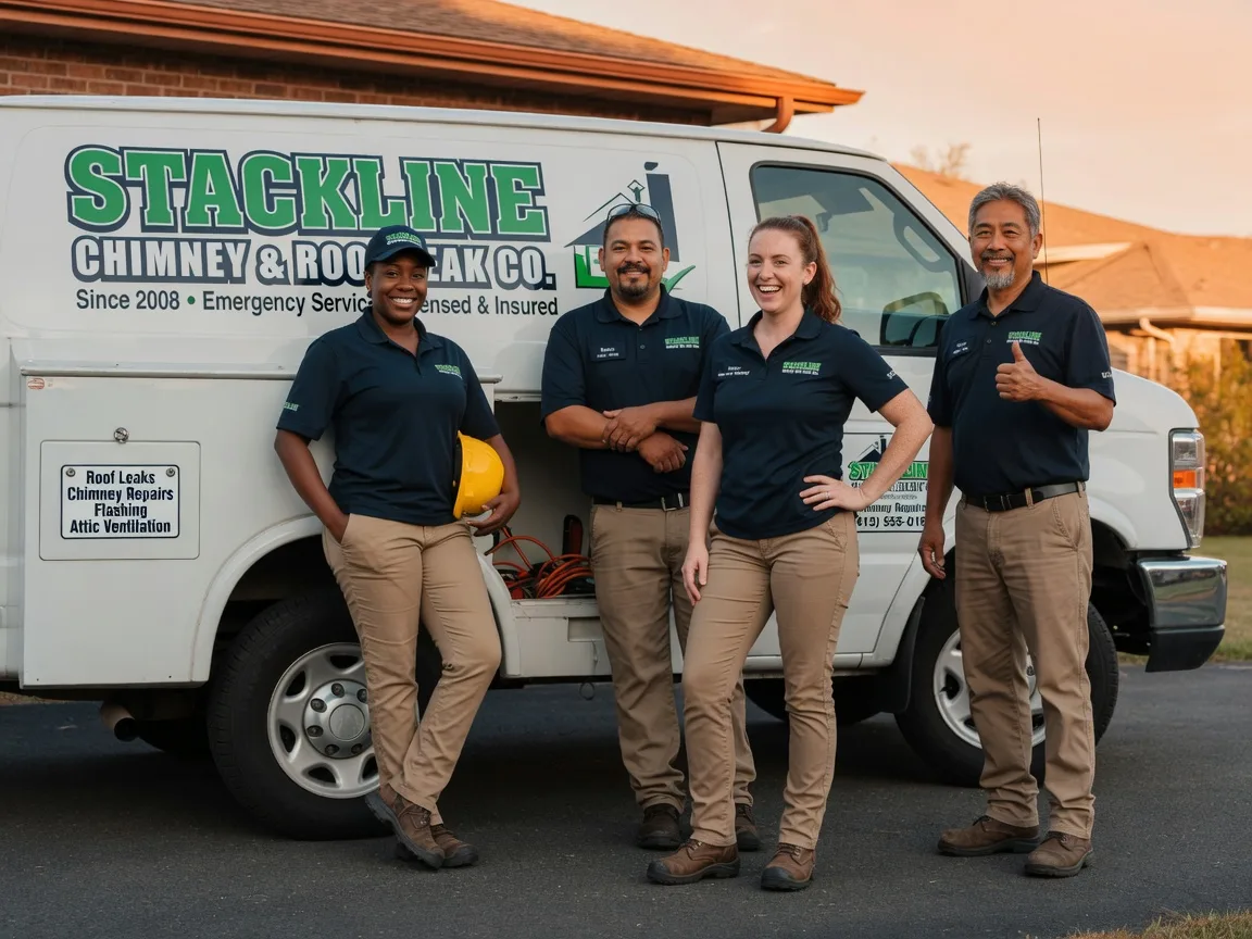 Chimney flashing repair company in Chapman Ranch, TX